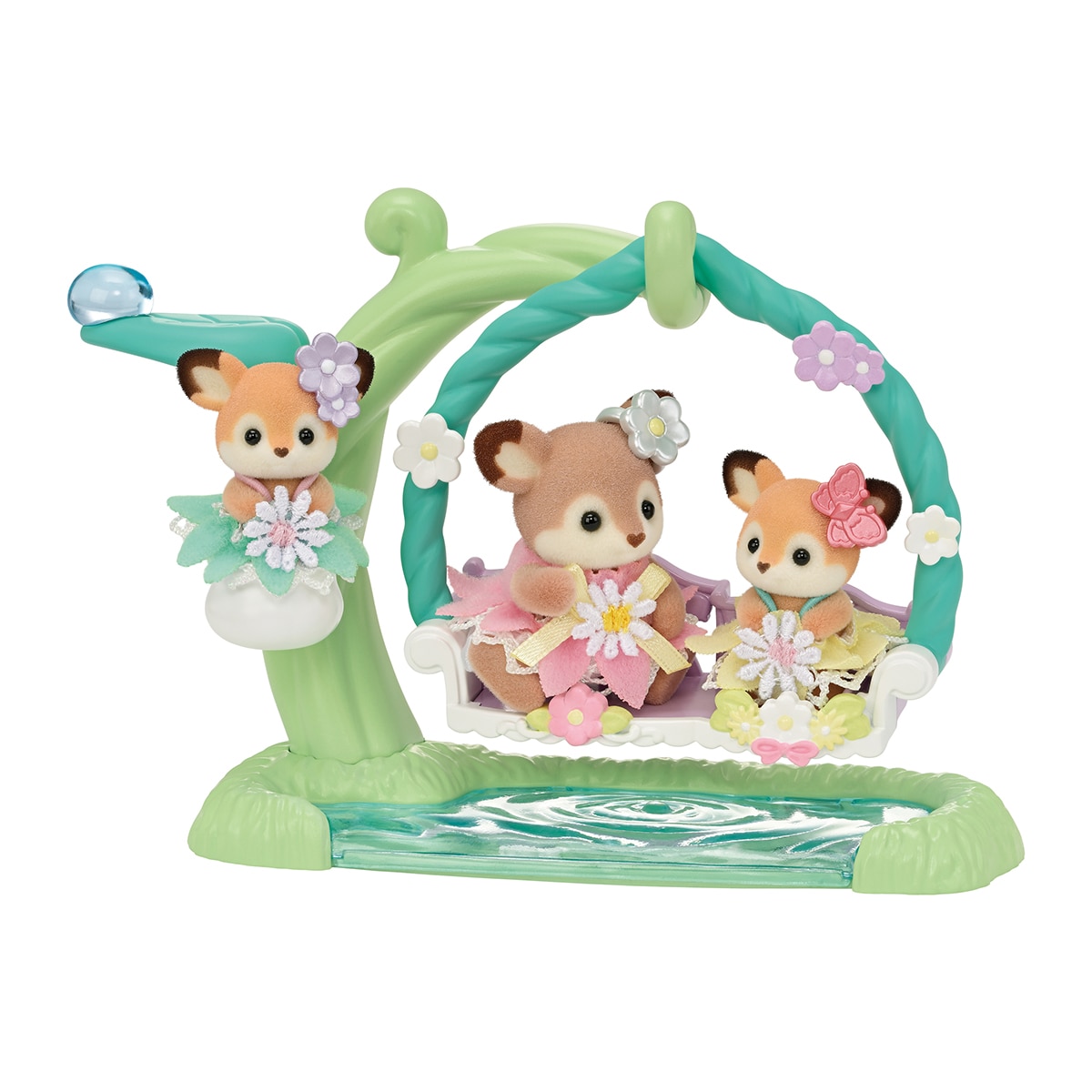 Bebés Ciervo en el columpio Sylvanian Families 1