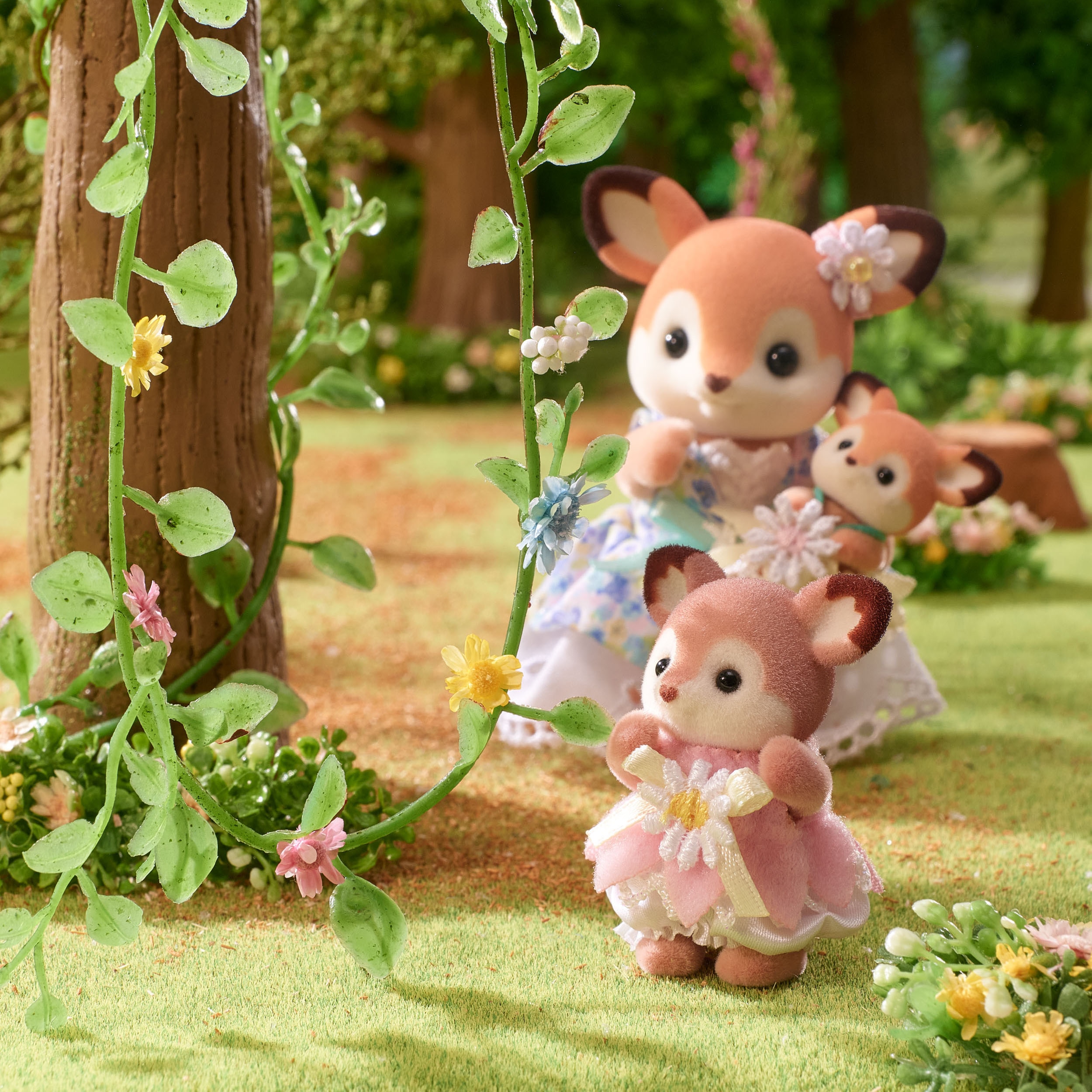 Bebés Ciervo en el columpio Sylvanian Families 3