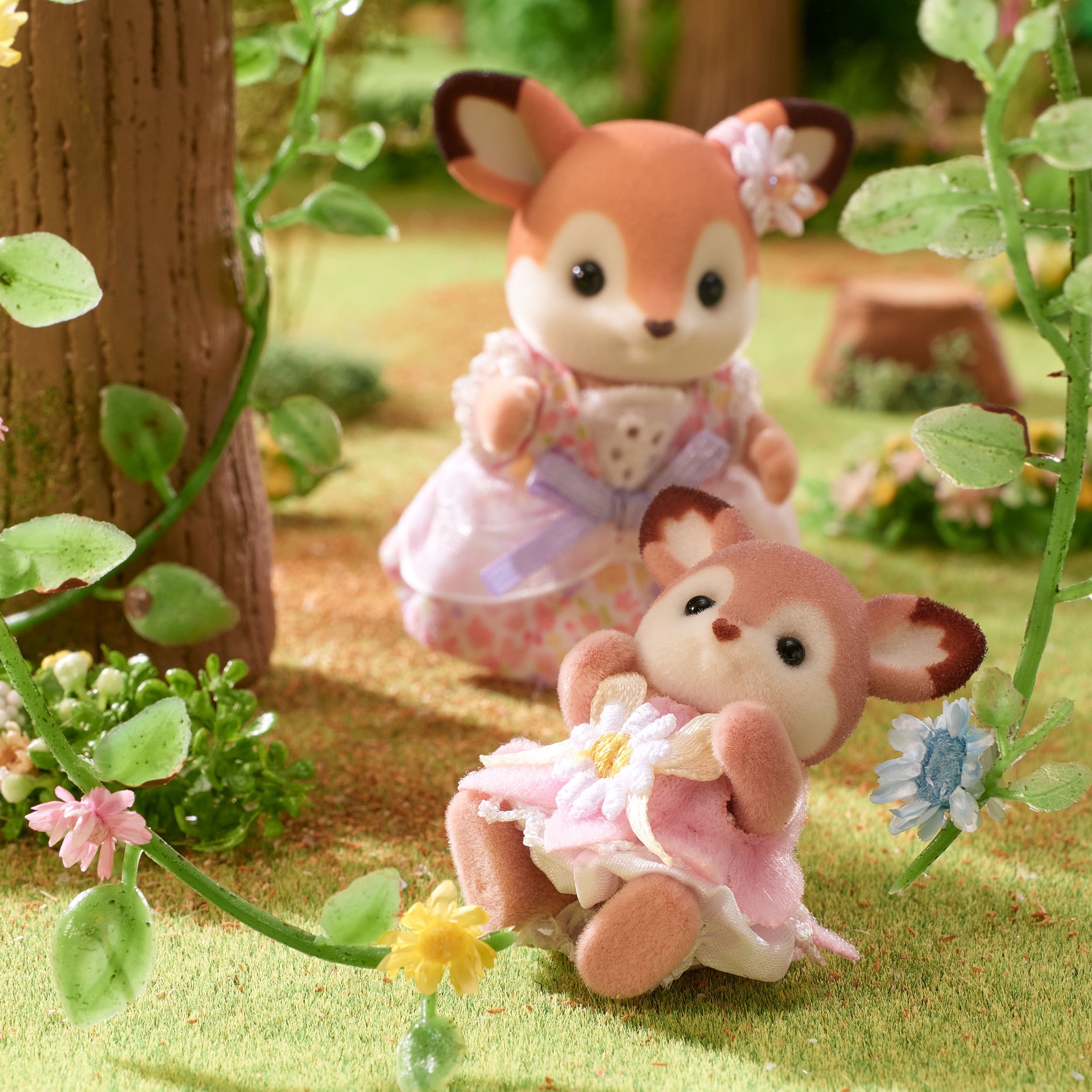 Bebés Ciervo en el columpio Sylvanian Families 4