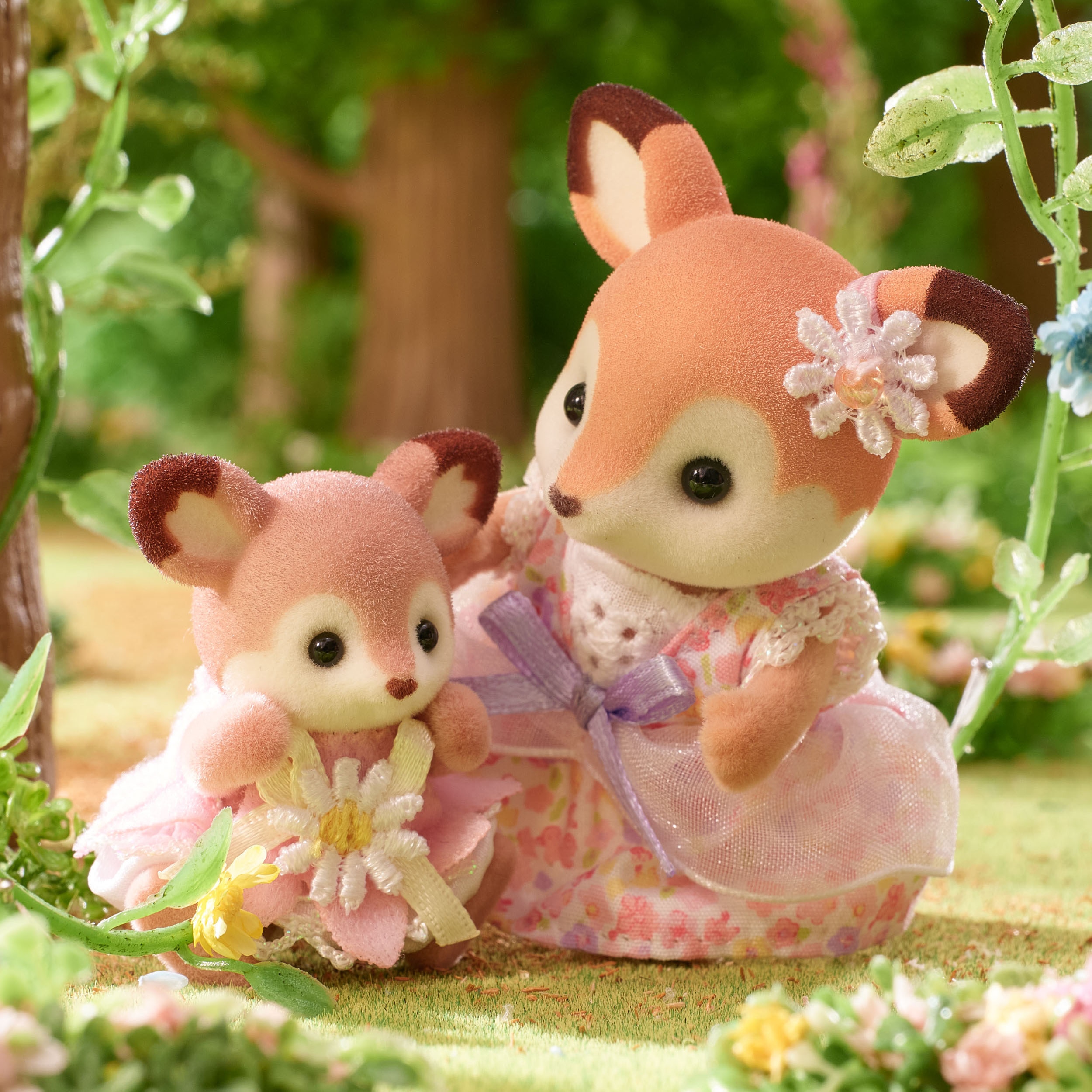 Bebés Ciervo en el columpio Sylvanian Families 5