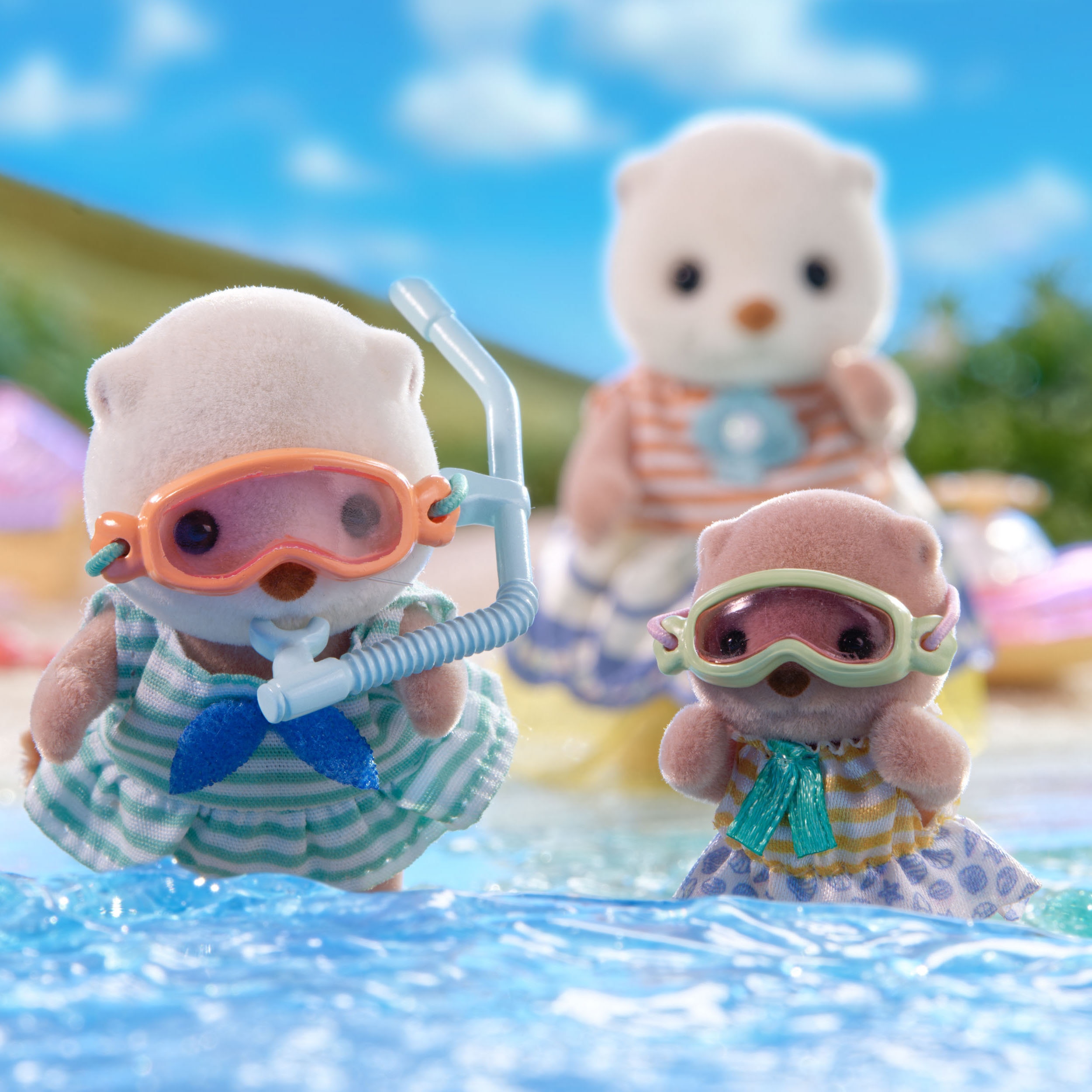 Set Hermanas Nutria Marina Sylvanian Families 6