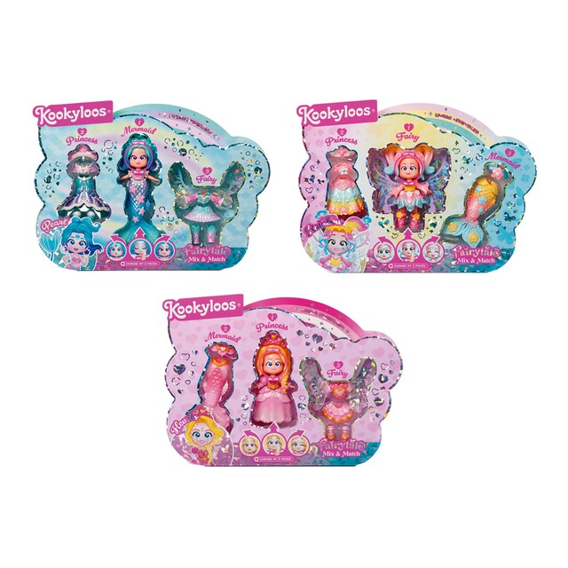 Minimuñeca Fairytale Mix & Match Kookyloos modelos surtidos