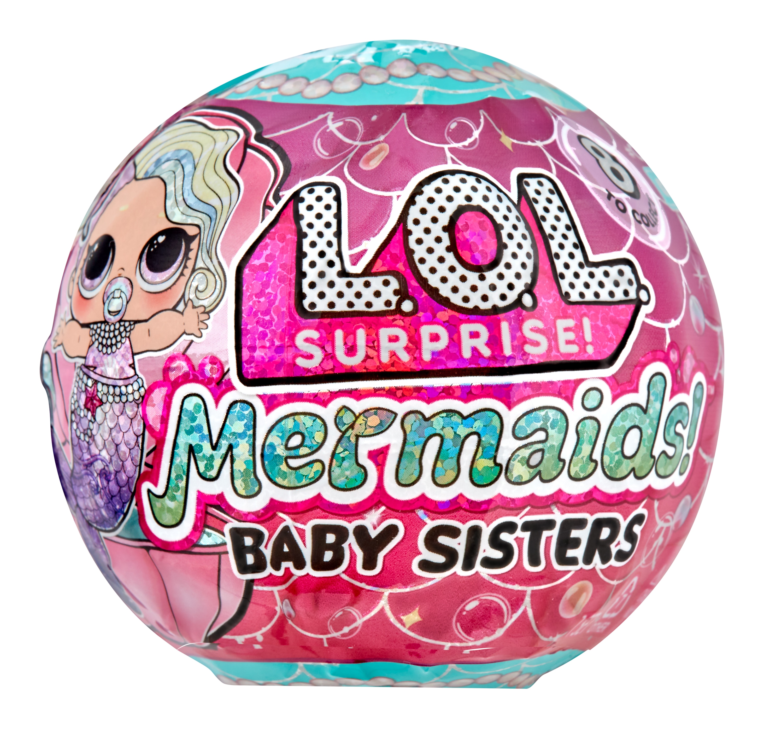 Bola Sorpresa Mermaids Baby Sis PDQ L.O.L. Surprise modelos surtidos 5