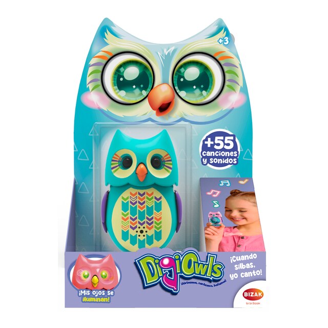 Búho interactivo Digiowl Bizak modelos surtidos