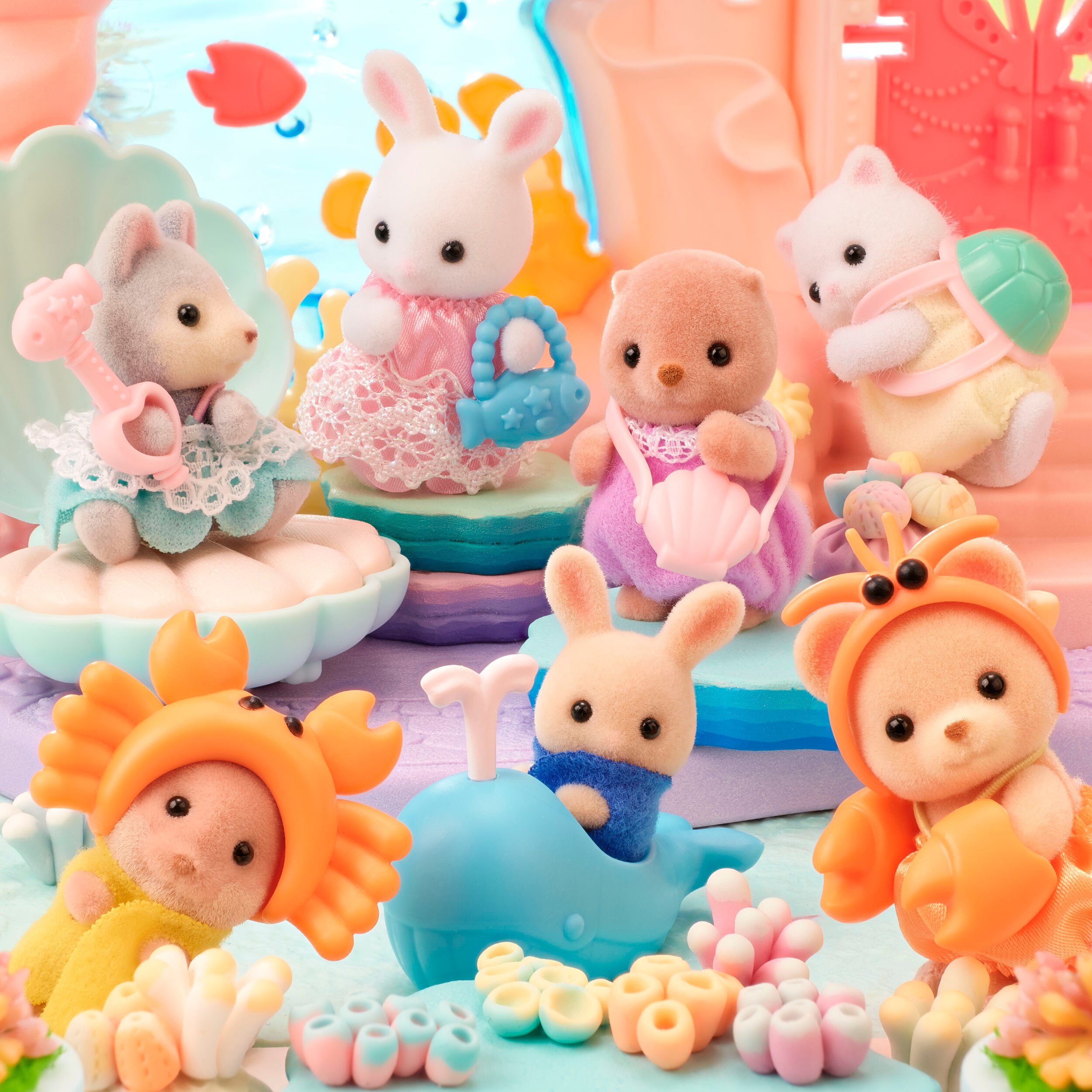Sylvanian Families Saqueta Bebé Surpresa Edição Amigos do Mar - Artigo Sortido. Envio realizado de forma aleatória 3