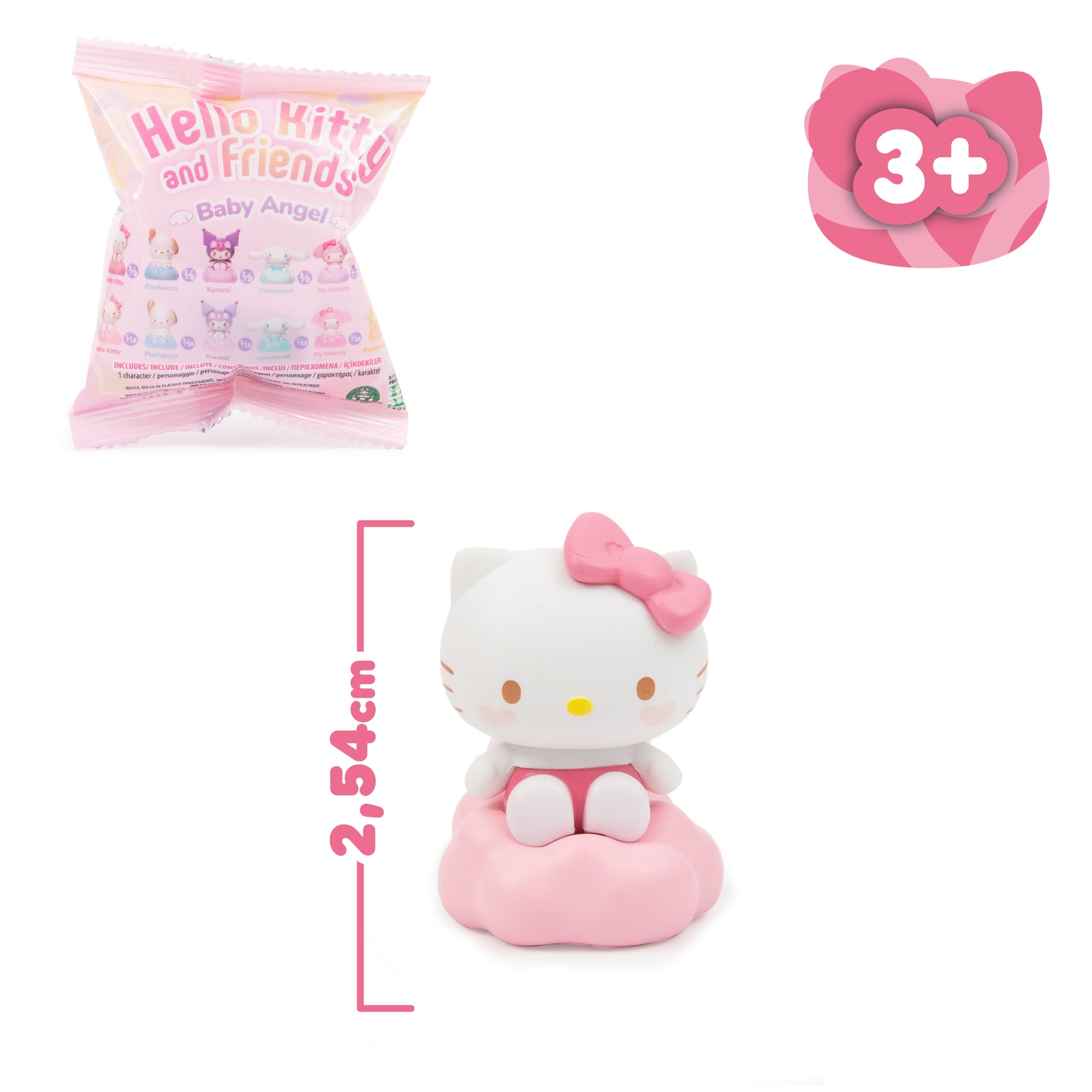 Saqueta com Figuras Baby Angel Hello Kitty - Artigo Sortido. Envio realizado de forma aleatória 2