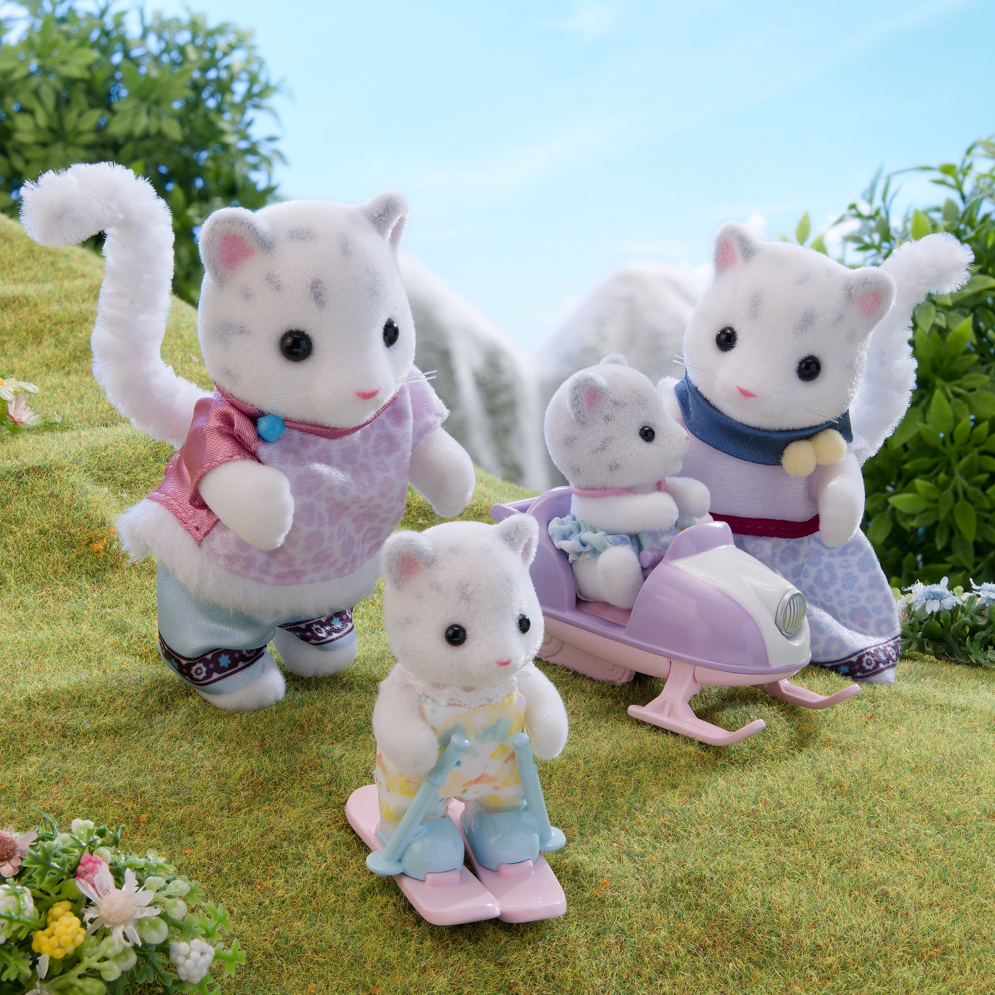 Familia Leopardo de las Nieves Sylvanian Families 2