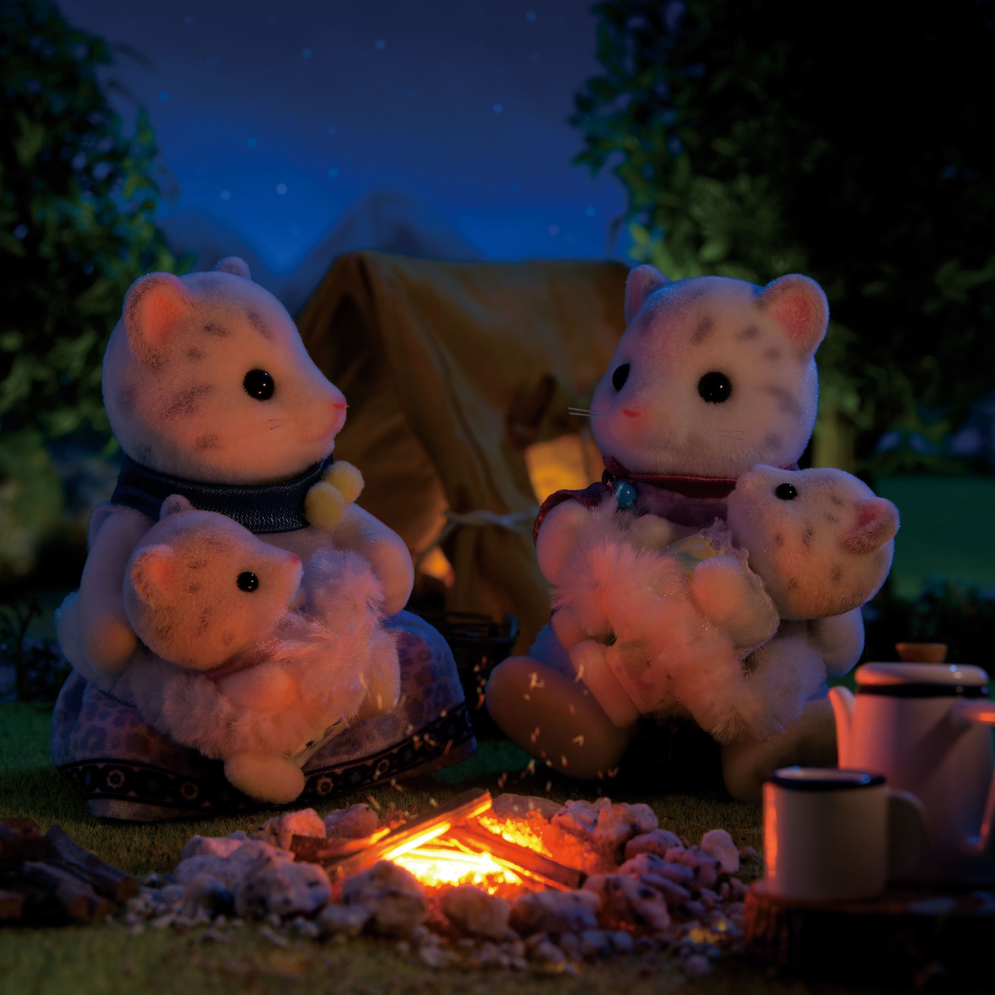 Familia Leopardo de las Nieves Sylvanian Families 6