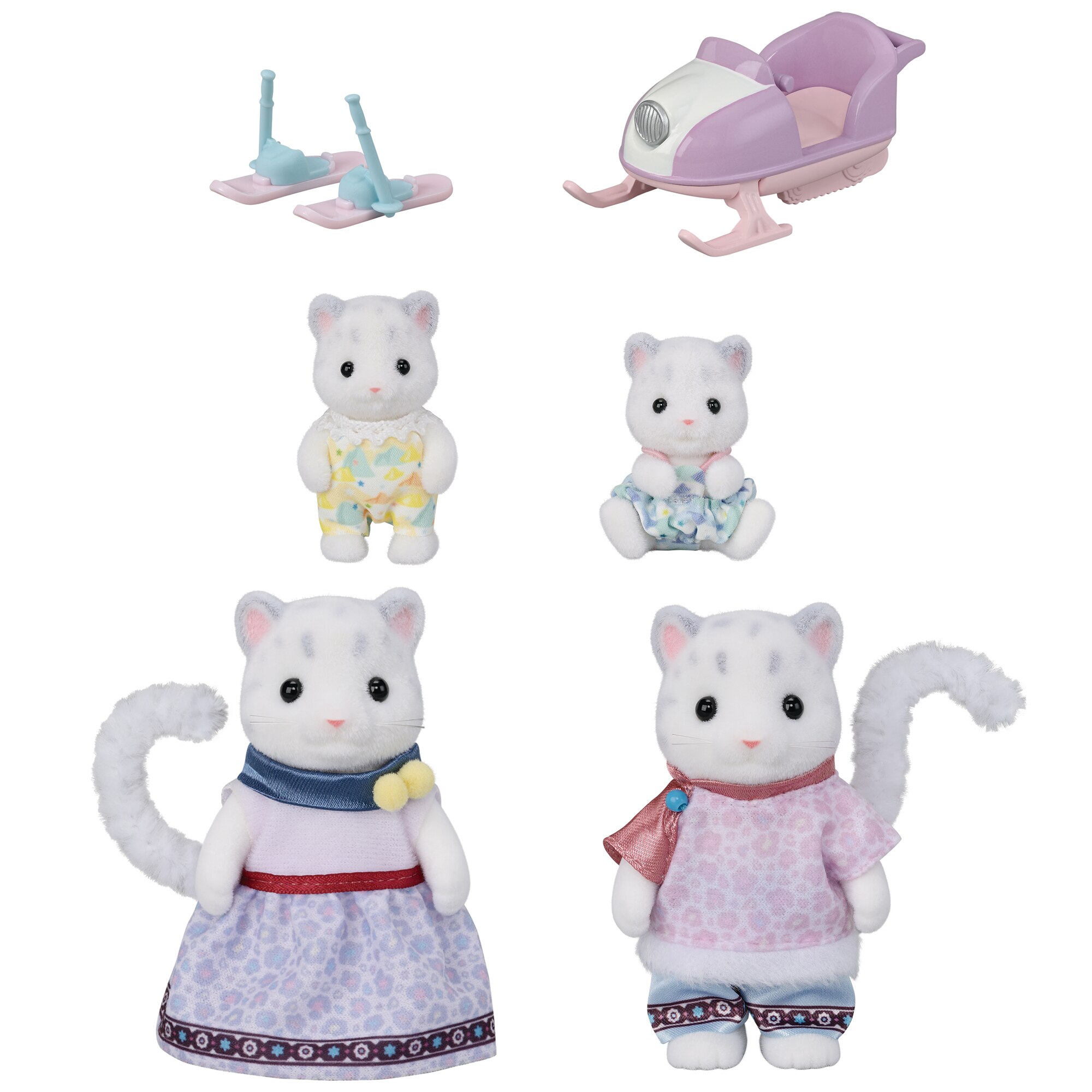 Familia Leopardo de las Nieves Sylvanian Families 7