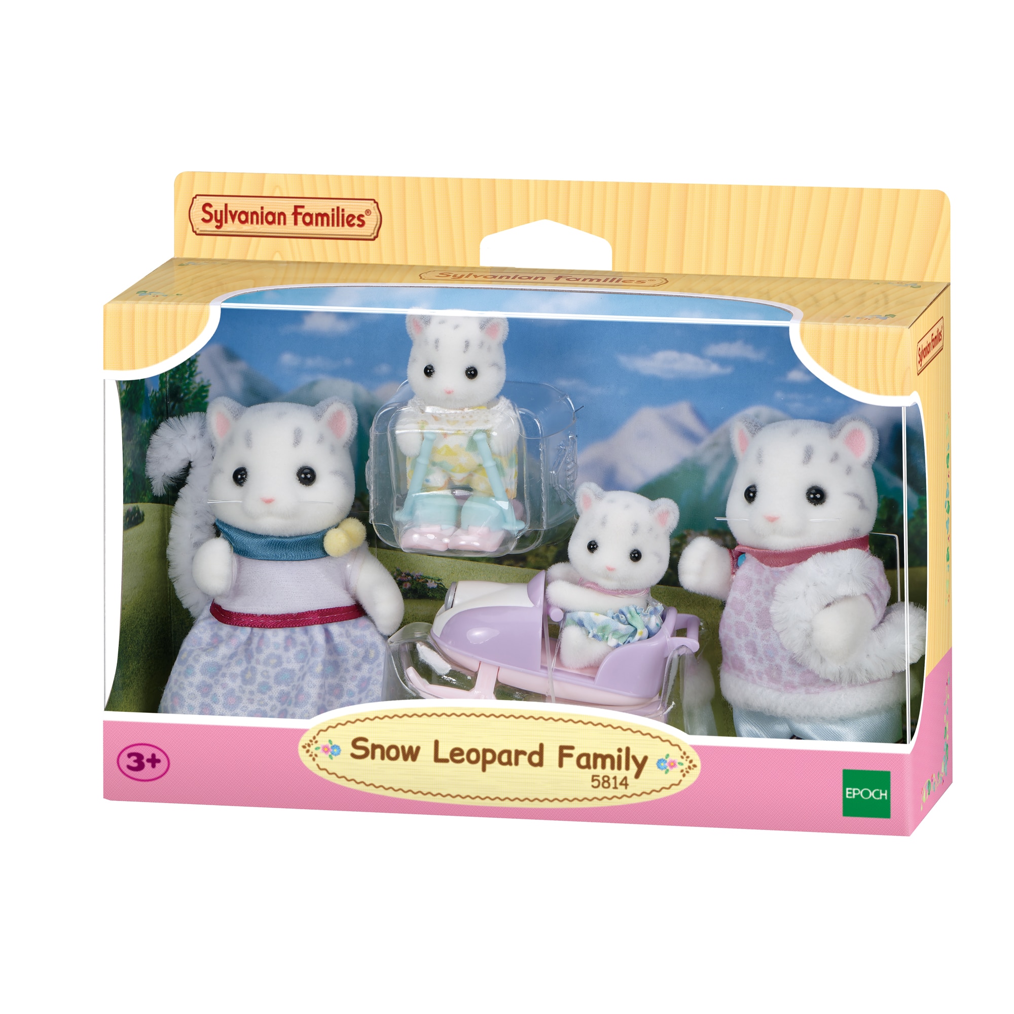 Familia Leopardo de las Nieves Sylvanian Families 8