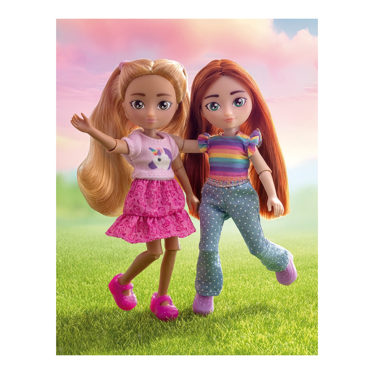 Set 2 Muñecas Millie & Hannah Hey Bestie 2