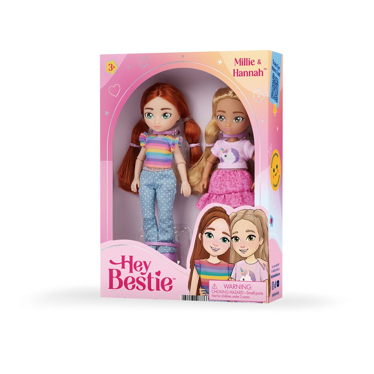 Set 2 Muñecas Millie & Hannah Hey Bestie 11