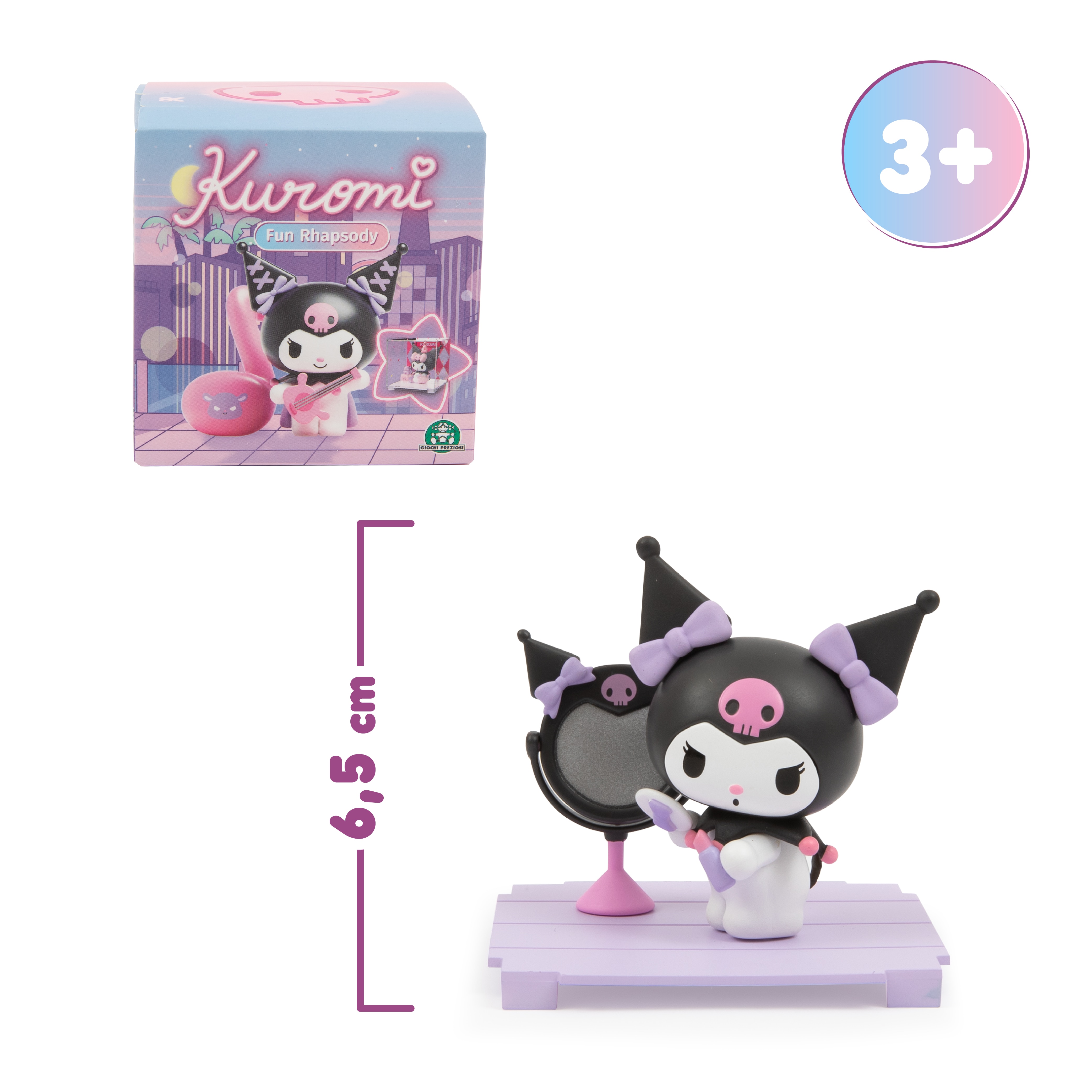 MiniBox Figura Kuromi Rhapsody Surpresa 6.5cm 5