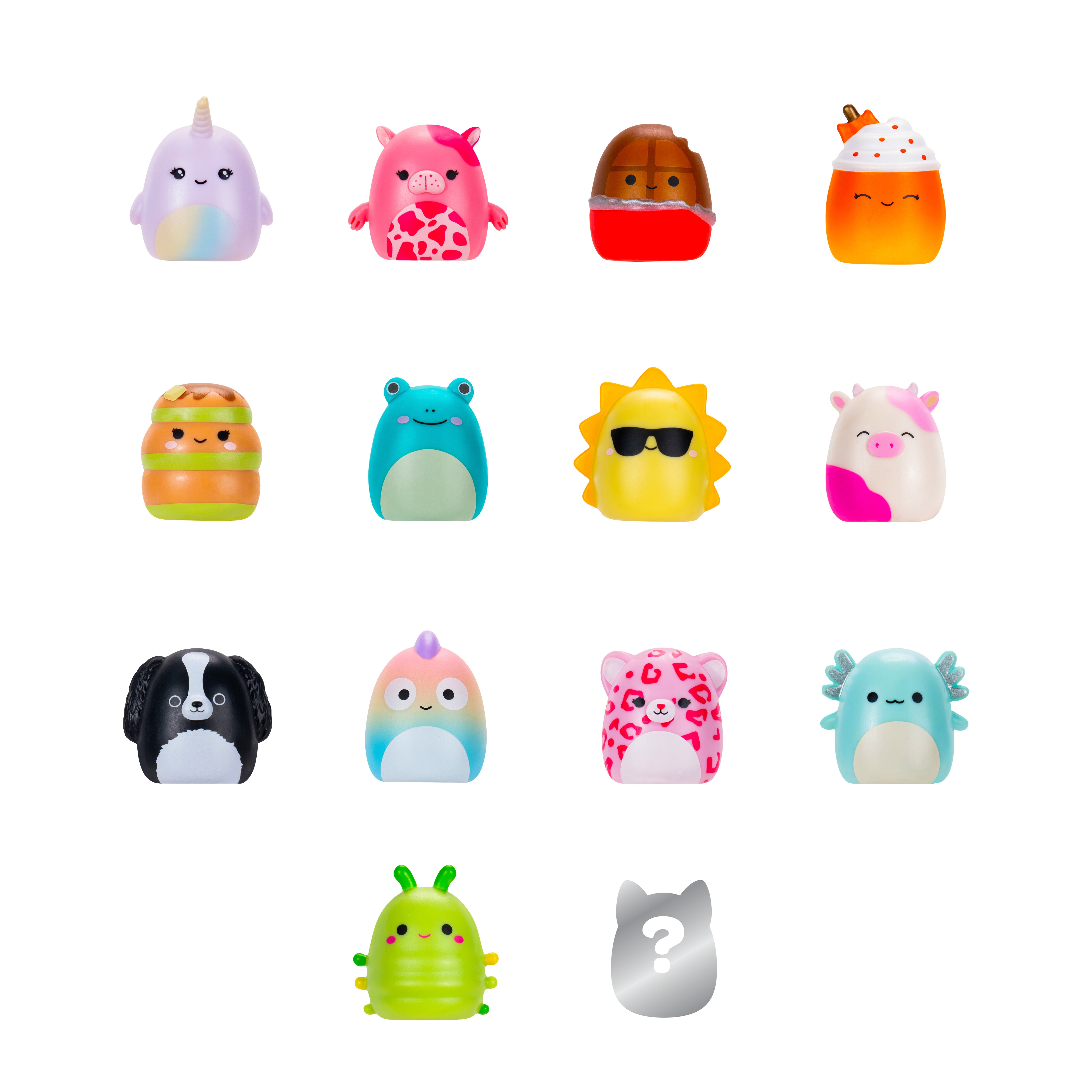 Pack de 14 figuras Squish-a-long 2