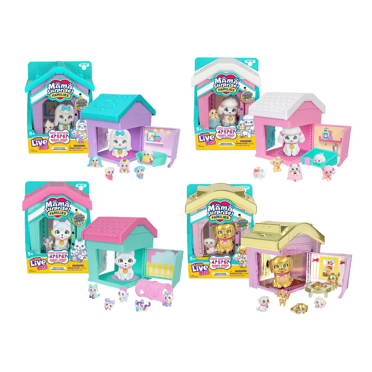 Imagen 0 de Mini muñeca Mamá Casa Little Live Pets Moose modelos surtidos