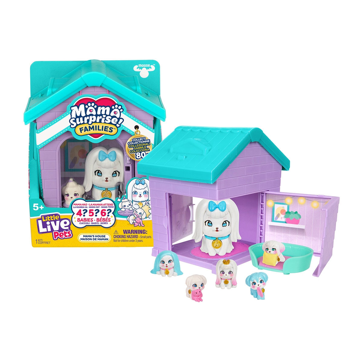 Mini muñeca Mamá Casa Little Live Pets Moose modelos surtidos 10