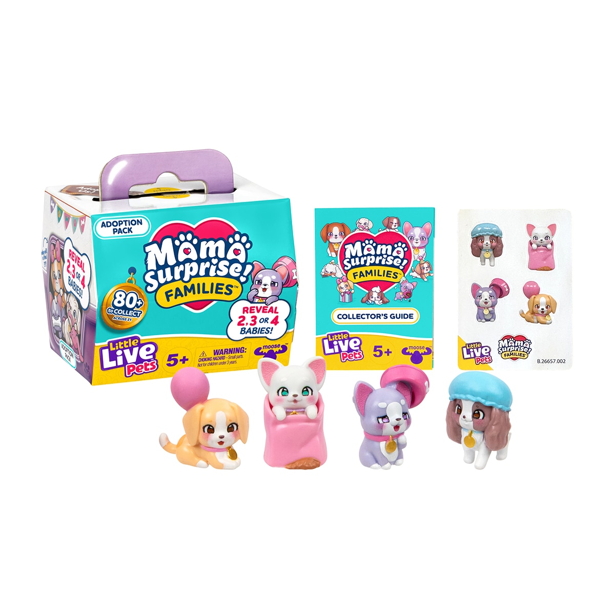 Mini muñeca Pack de adopción Little Live Pets Moose modelos surtidos 2