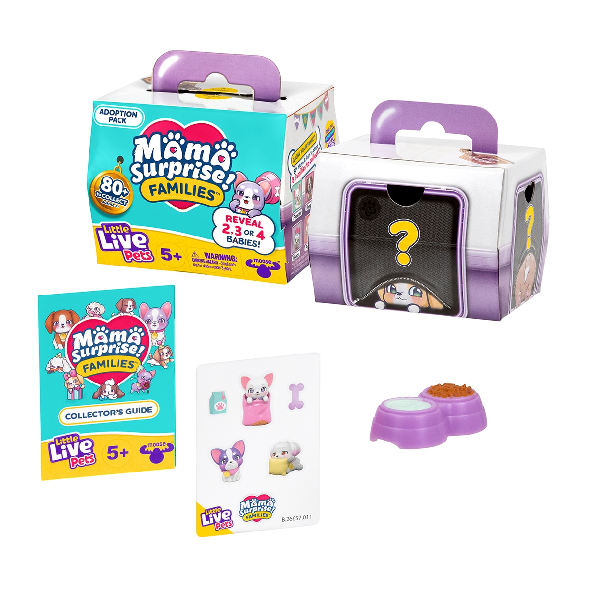Mini muñeca Pack de adopción Little Live Pets Moose modelos surtidos 3
