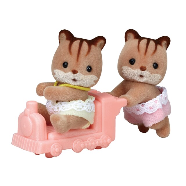 Imagen 0 de Mini muñecas mini mundos Gemelos Ardilla de la Nuez Sylvanian Families Epoch