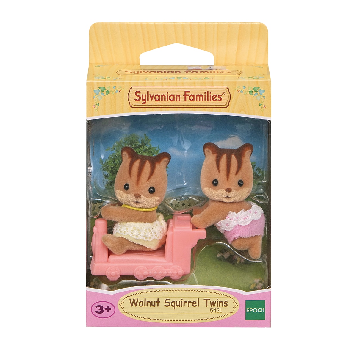 Mini muñecas mini mundos Gemelos Ardilla de la Nuez Sylvanian Families Epoch 3