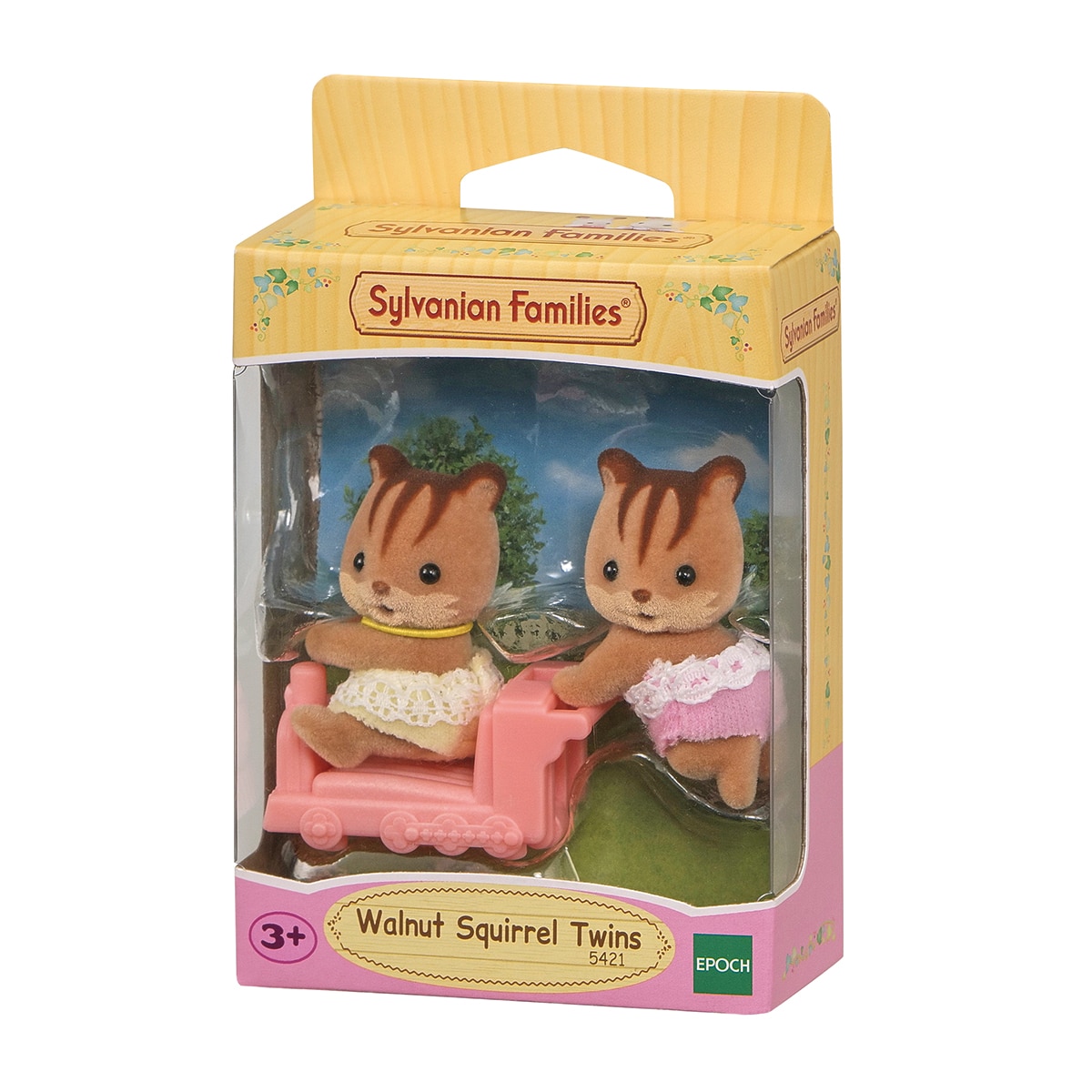 Mini muñecas mini mundos Gemelos Ardilla de la Nuez Sylvanian Families Epoch 4