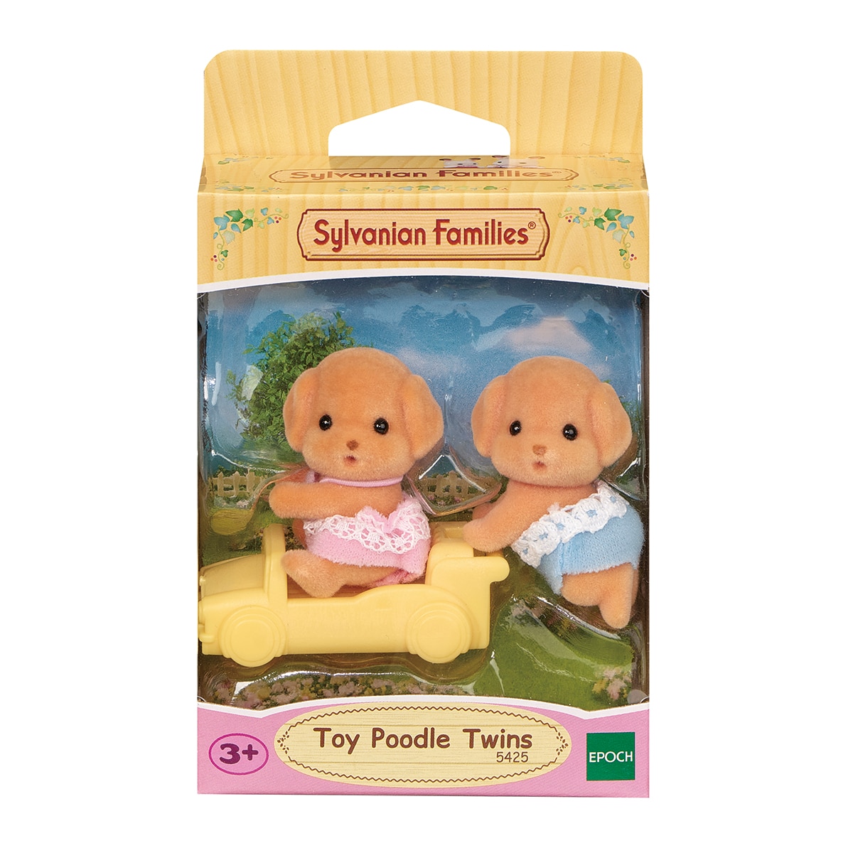 Mini muñecas mini mundos Gemelos Perro Caniche Sylvanian Families Epoch 4