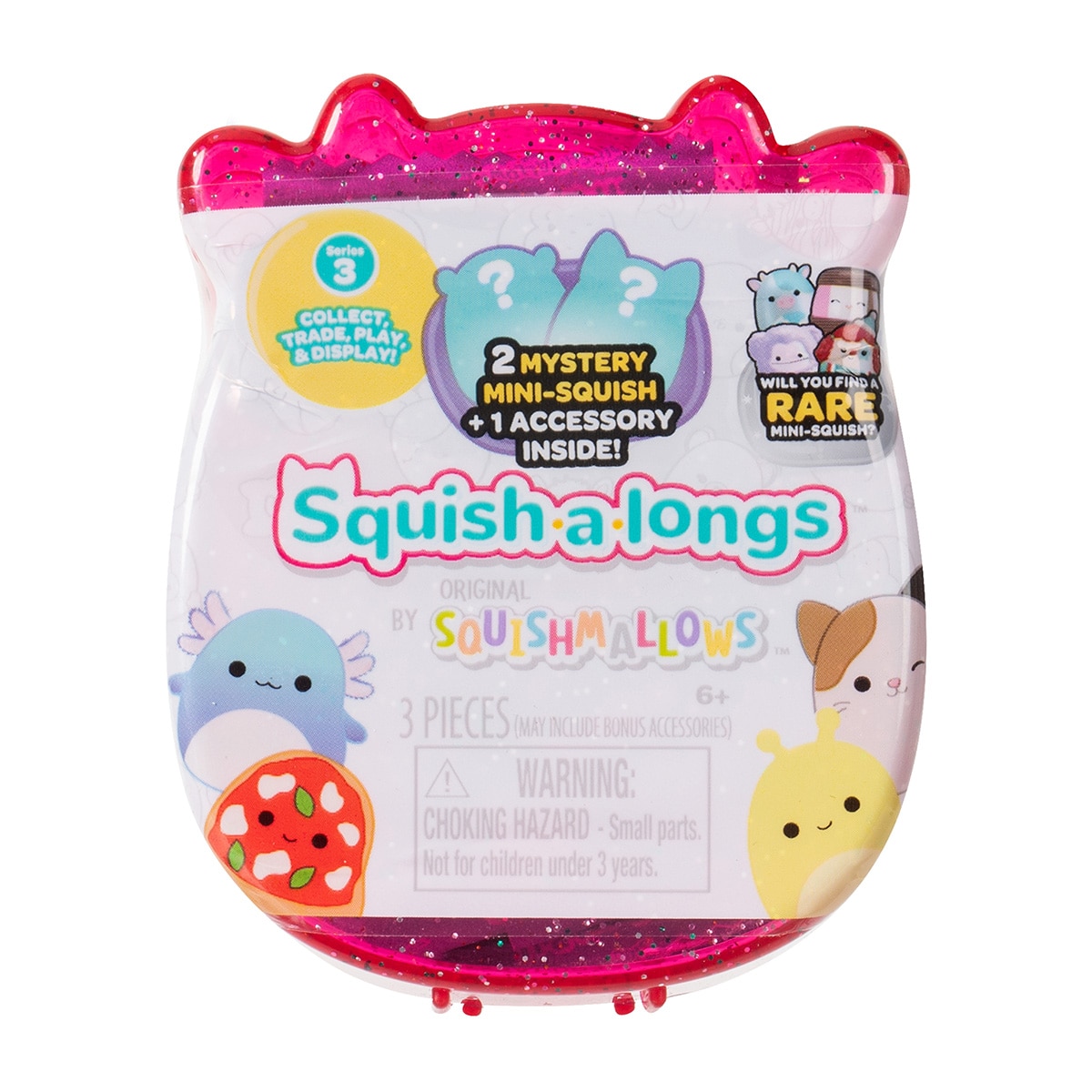 Dos figuras con anillo Squish-a-long Jazwares 4