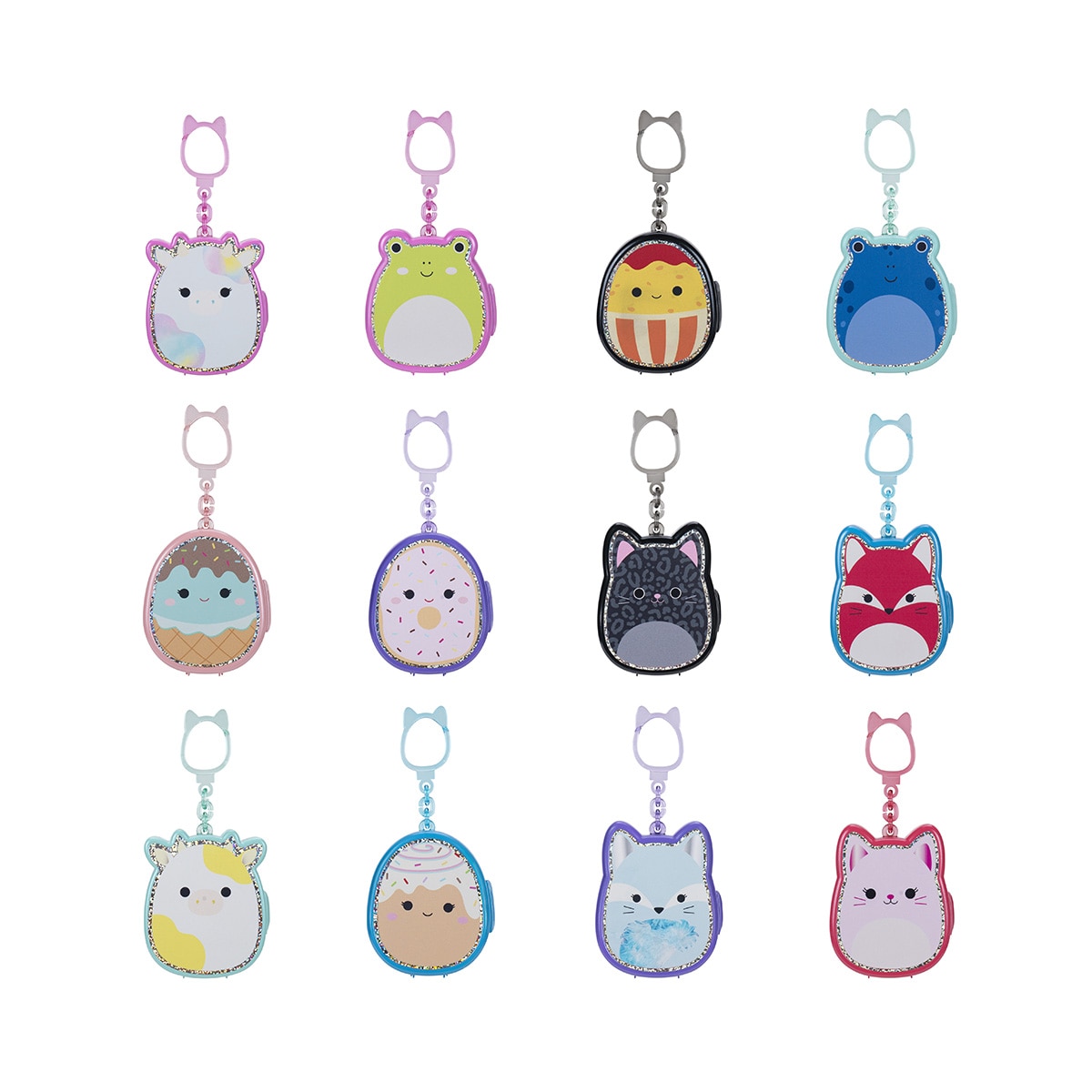 Llavero Clip-a-longs con 3 figuras Squish-a-long Jazwares 2
