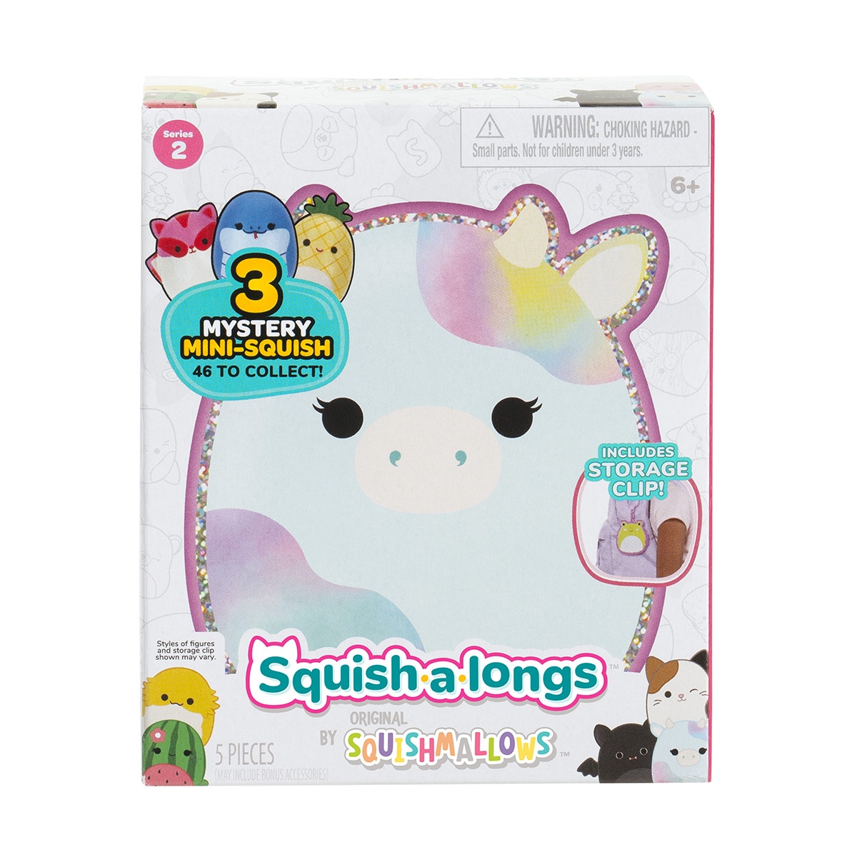 Llavero Clip-a-longs con 3 figuras Squish-a-long Jazwares 3