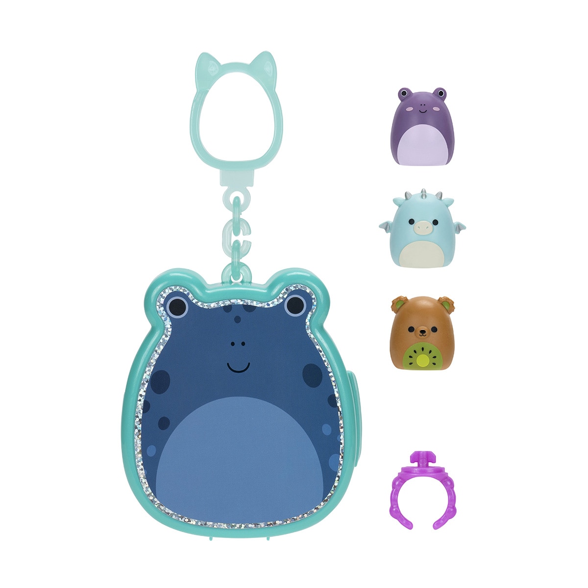 Llavero Clip-a-longs con 3 figuras Squish-a-long Jazwares 6