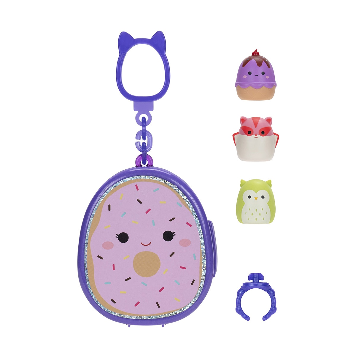 Llavero Clip-a-longs con 3 figuras Squish-a-long Jazwares 8