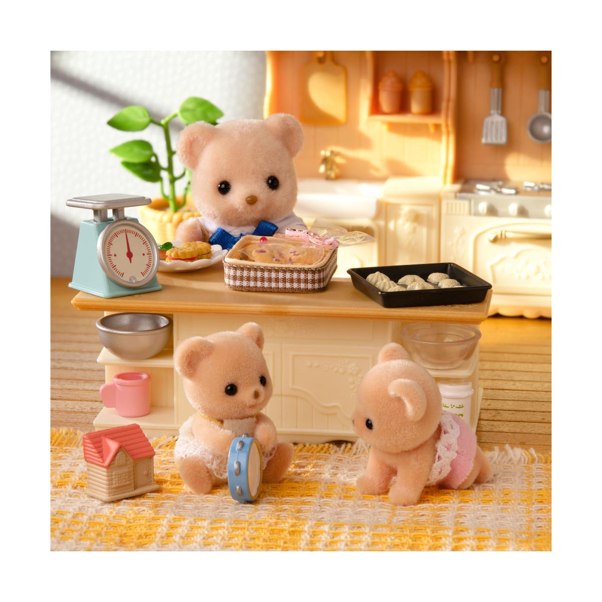Mini muñecas mini mundos Gemelos Biscuit Sylvanian Families Epoch 6