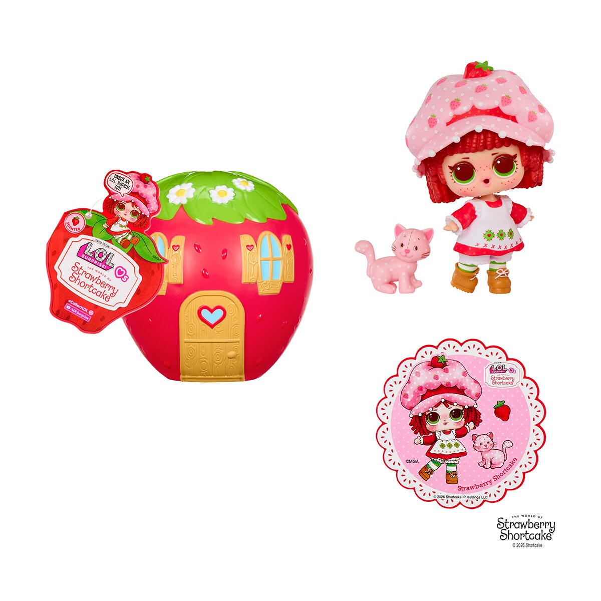 Bola sorpresa Tarta de Fresa Strawberry Shortcake LOL modelos surtidos 3