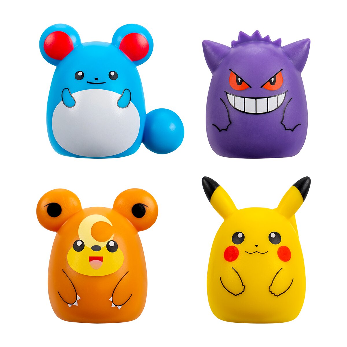 Pack 4 Figuras Pokemon Squishalongs modelos surtidos 7
