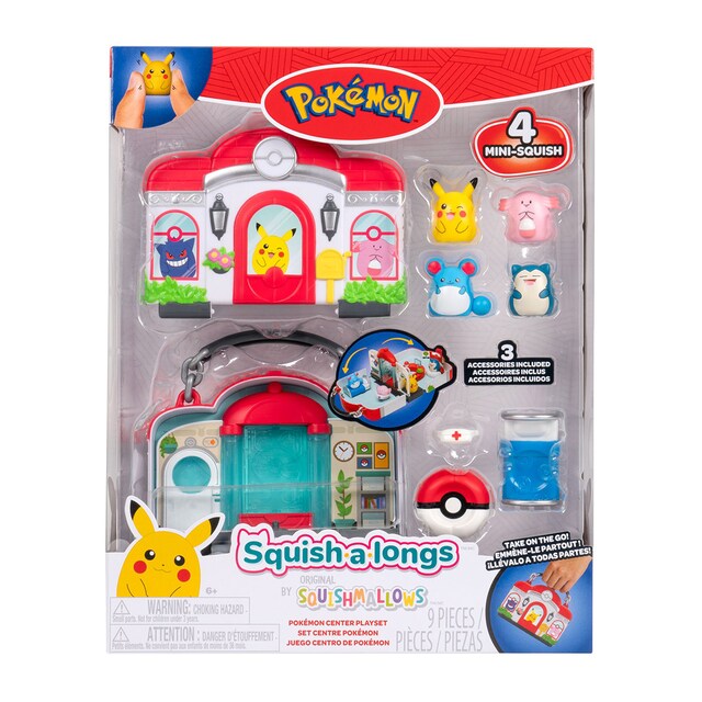 Playset Pokemon Center Squishalongs