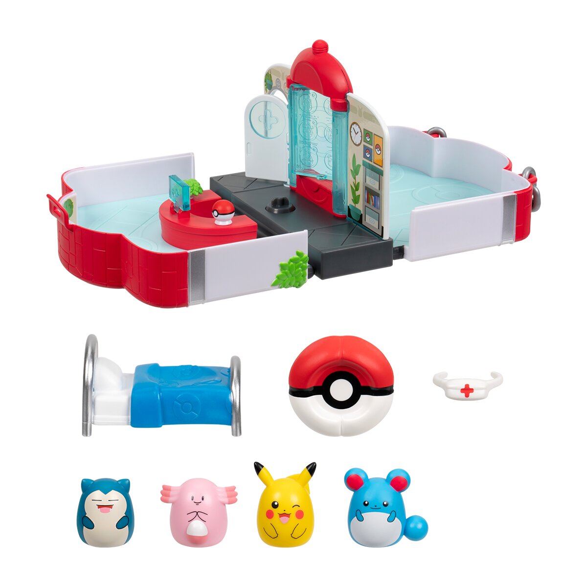 Playset Pokemon Center Squishalongs 2