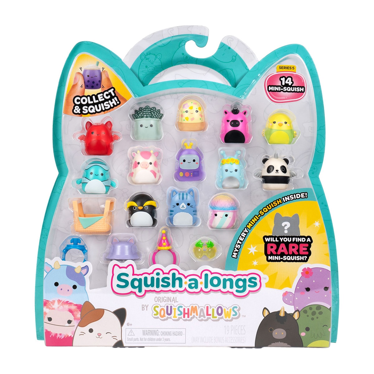 Squishalongs Pack de 14 figuras modelos surtidos 3