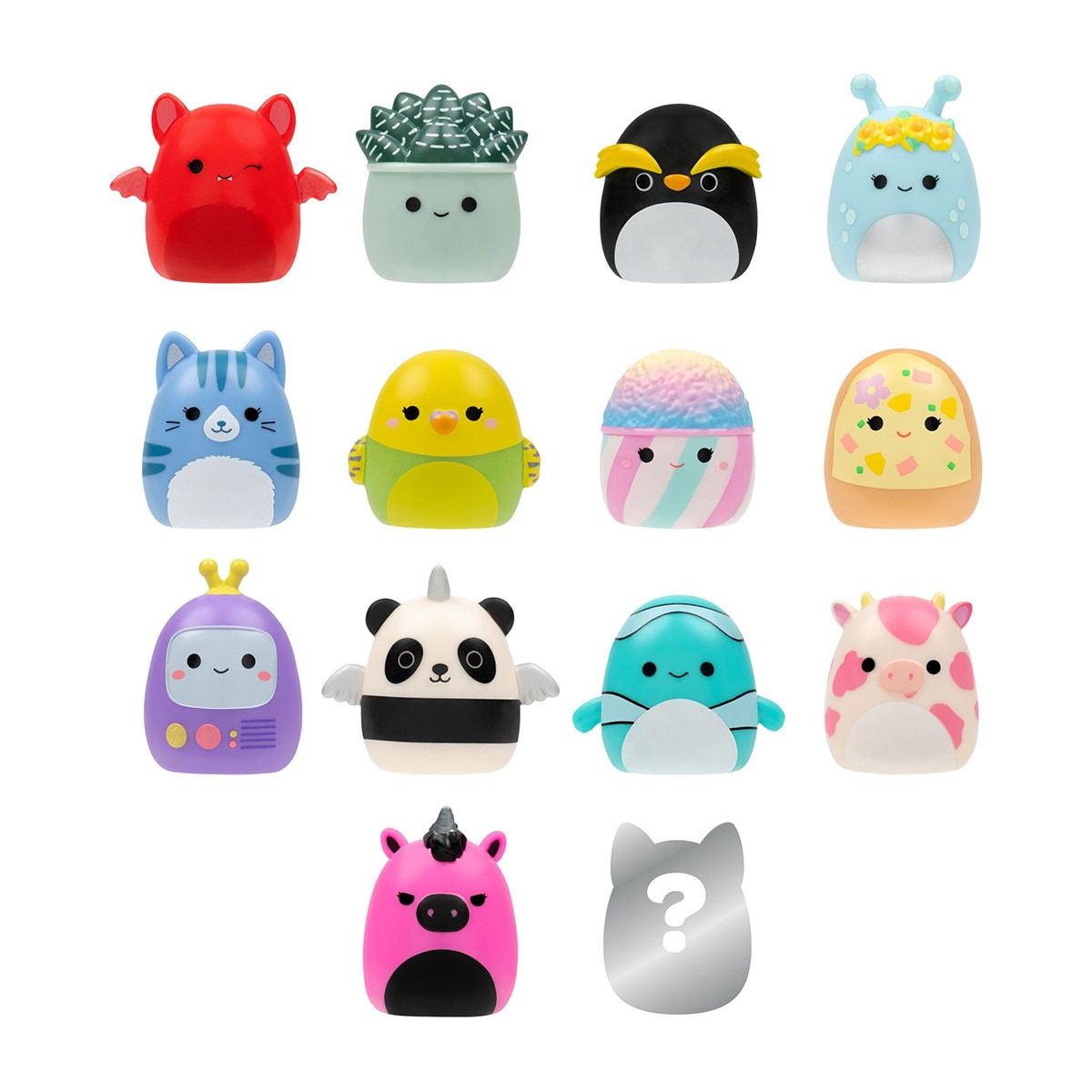 Squishalongs Pack de 14 figuras modelos surtidos 7