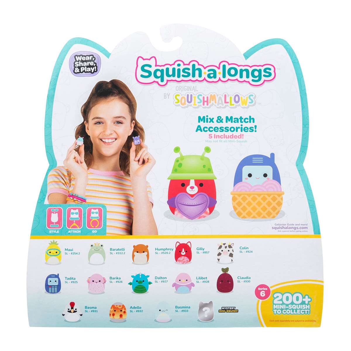 Squishalongs Pack de 14 figuras modelos surtidos 8