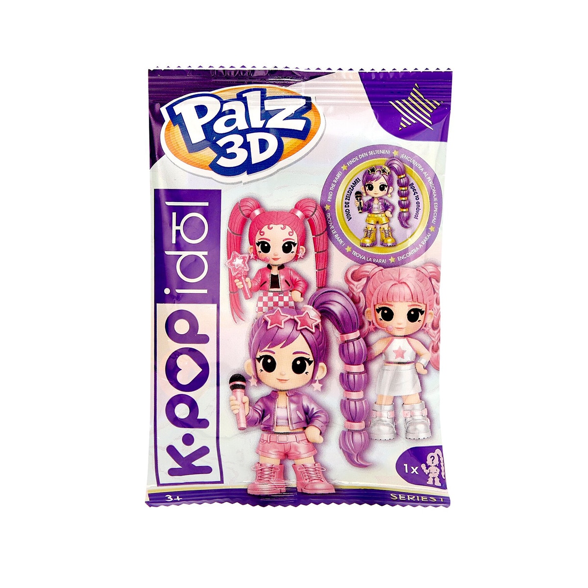 Figura e Cenário da Linha K-Pop 3D, Pacote 1 – Modelo Sortido Envio Aleatório 10