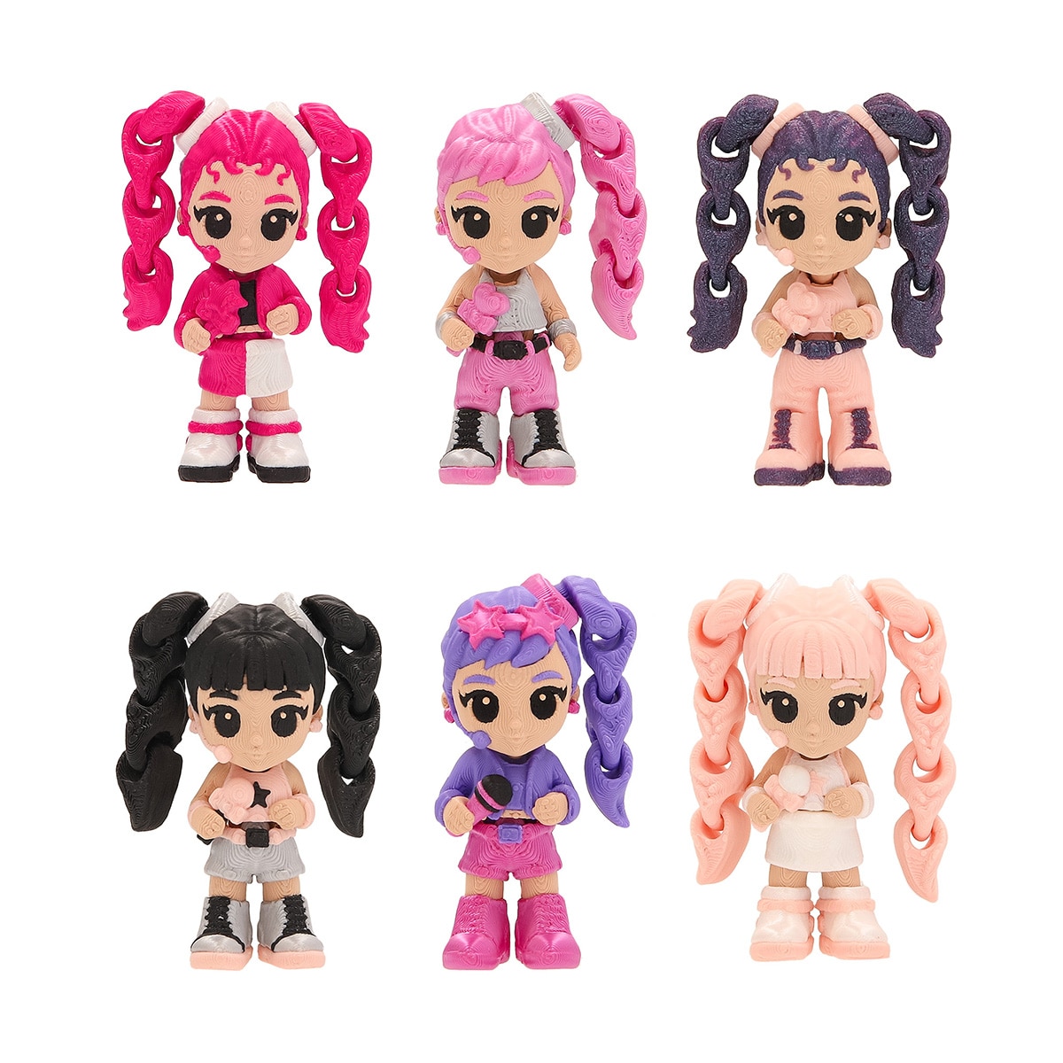 Figura Linea K-Pop Palz 3D K-Pop Pack 3 Imc Toys modelos surtidos 2
