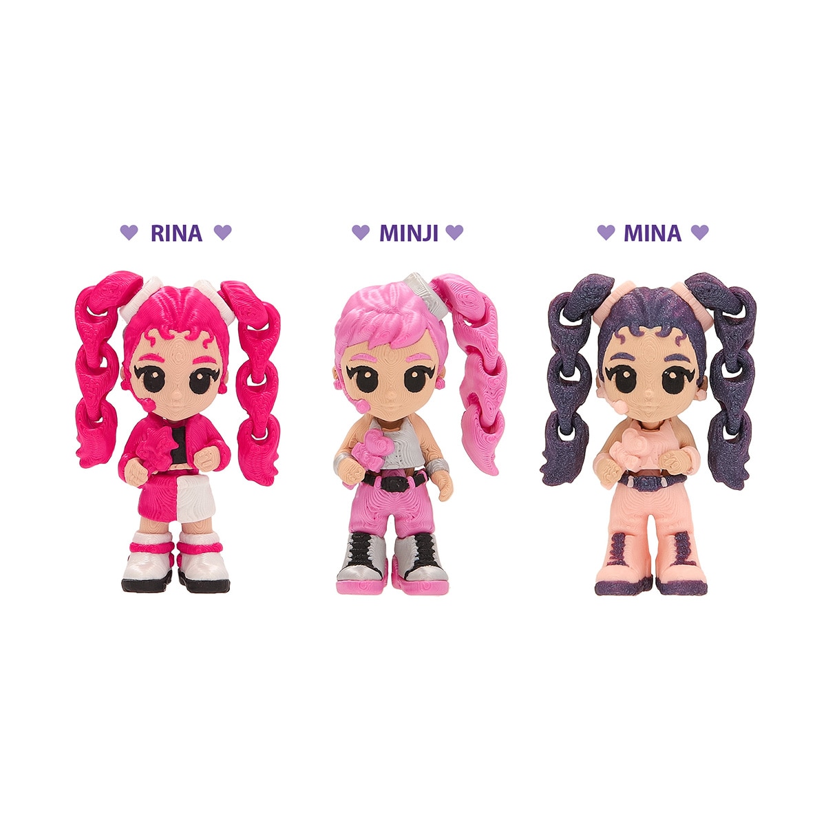 Figura Linea K-Pop Palz 3D K-Pop Pack 3 Imc Toys modelos surtidos 12