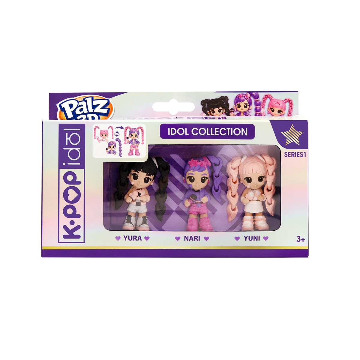 Figura Linea K-Pop Palz 3D K-Pop Pack 3 Imc Toys modelos surtidos 14