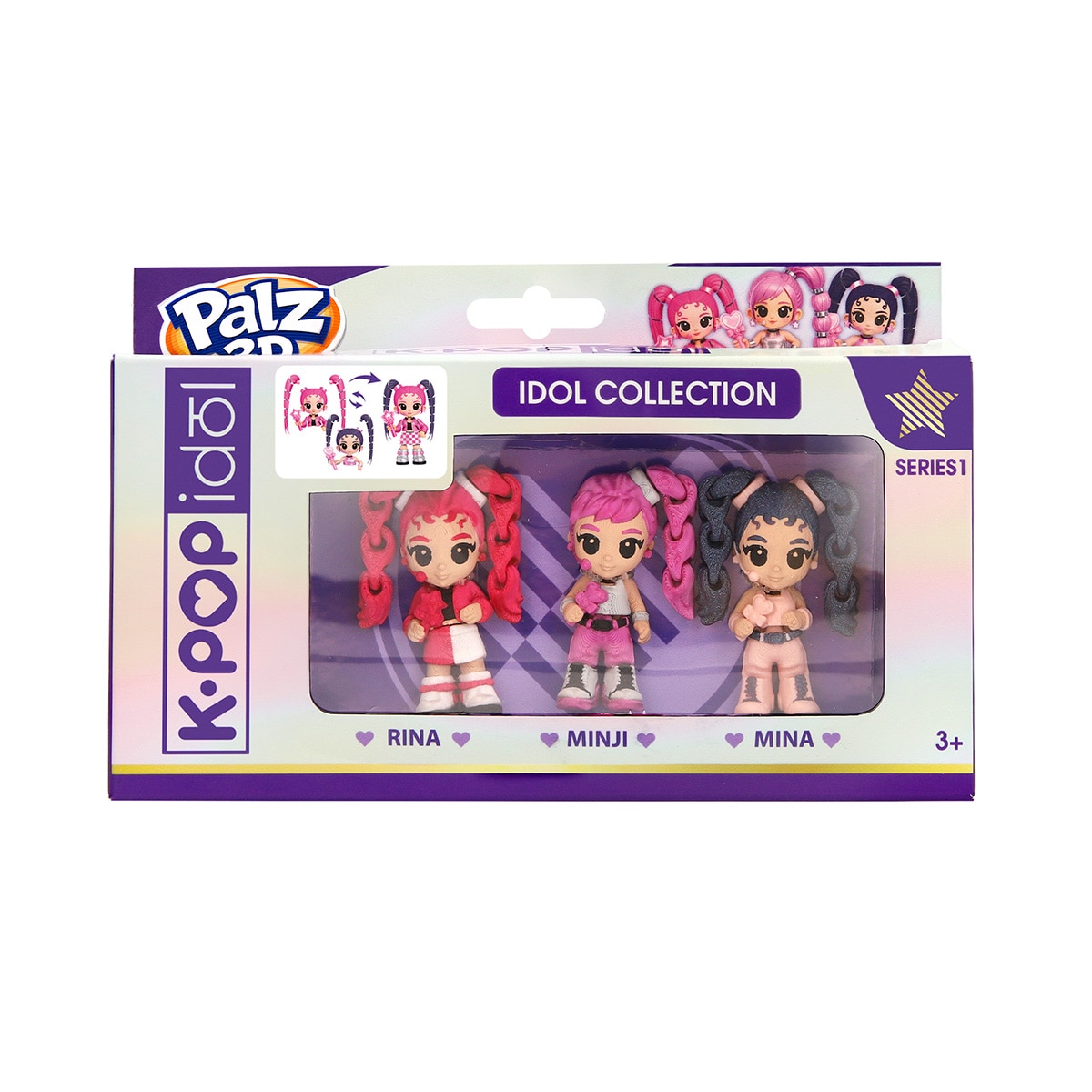 Figura Linea K-Pop Palz 3D K-Pop Pack 3 Imc Toys modelos surtidos 15