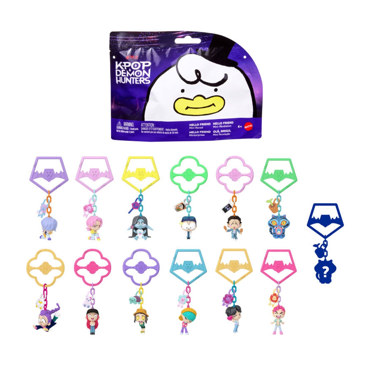 Imagen 0 de Mini llaveros coleccionables KPop Demon Mattel Hunters modelos surtidos