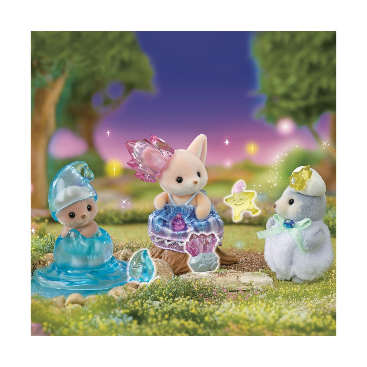 Mini muñecas mini mundos Bebés Hadas Encantadas Sylvanian Families Epoch 7