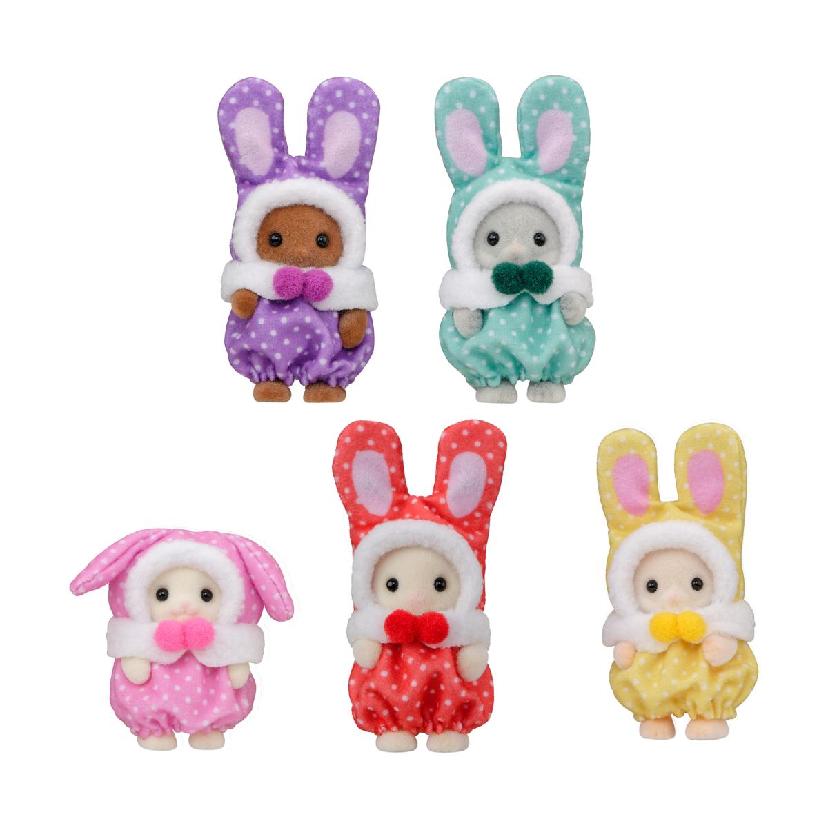 Imagen 0 de Mini muñecas mini mundos Bolsas Sorpresa - Ed, Conejitos de Colores Sylvanian Families Epoch
