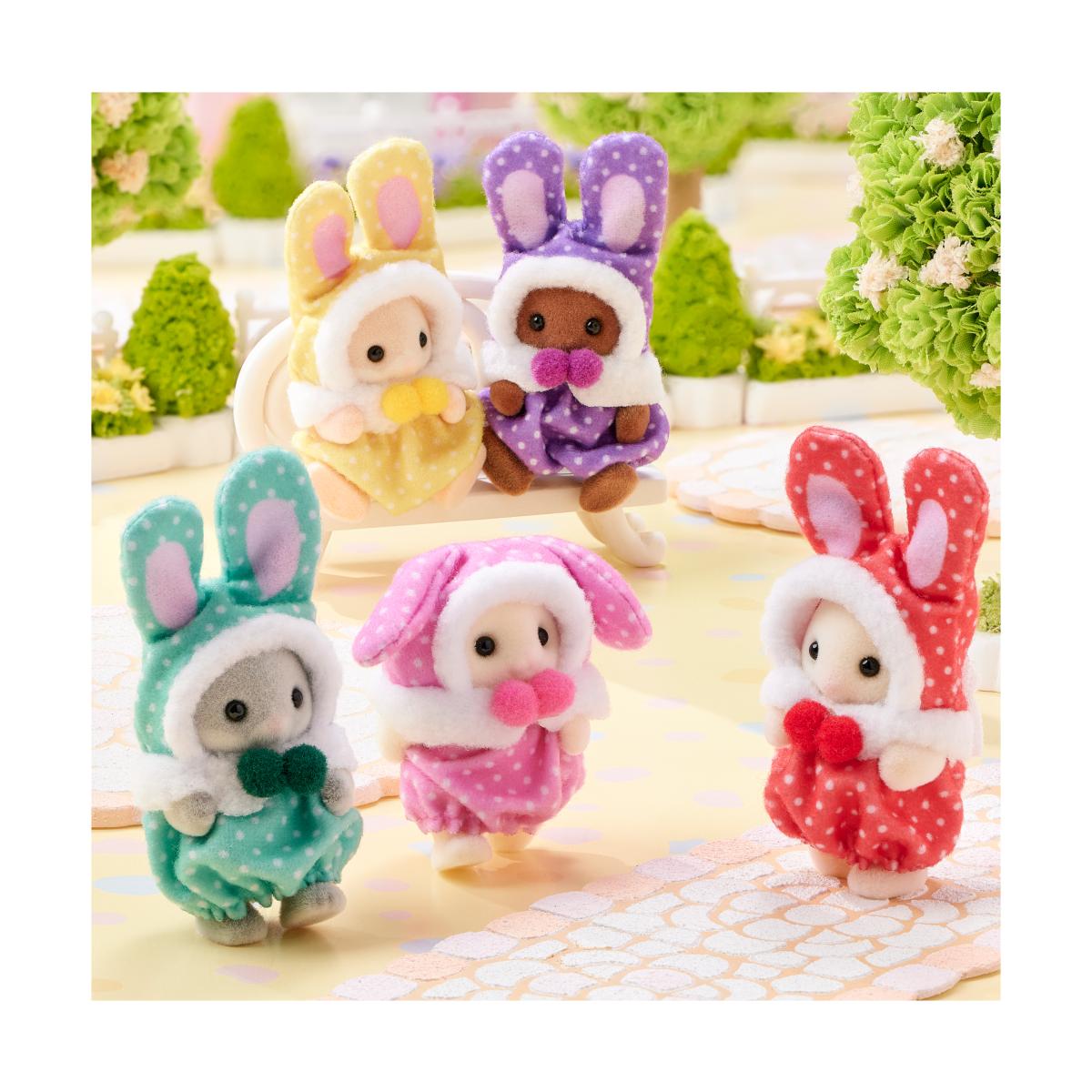 Mini muñecas mini mundos Bolsas Sorpresa - Ed, Conejitos de Colores Sylvanian Families Epoch 2