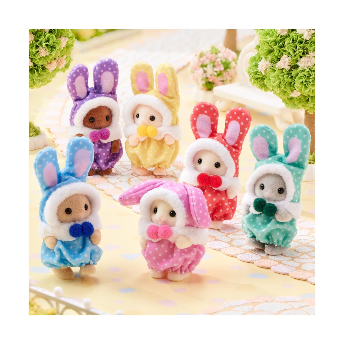 Mini muñecas mini mundos Bolsas Sorpresa - Ed, Conejitos de Colores Sylvanian Families Epoch 3
