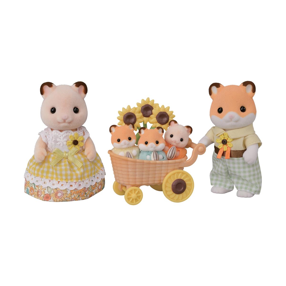 Mini muñecas mini mundos Familia Hámster Sylvanian Families Epoch 1
